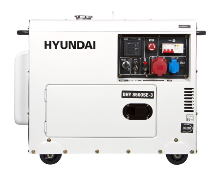 Дизельный генератор Hyundai DHY 8500SE-3