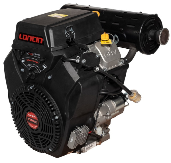 Бензиновый двигатель Loncin LC2V80FD (H type) D25 20А Бензиновый двигатель Loncin LC2V80FD (H type) D25 20А