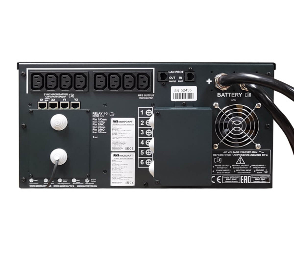 Инвертор МАП MicroArt SIN Titanator UPS 10кВт 48В 19"