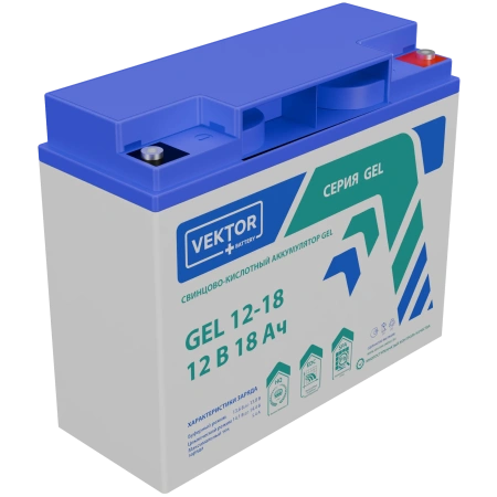 Аккумулятор Vektor Energy GEL 12-18