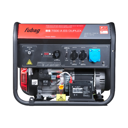 Бензиновый генератор Fubag BS 7500 A ES Duplex