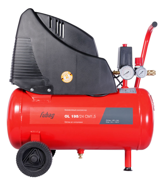 Поршневой безмасляный компрессор Fubag OL 195/24 CM1.5