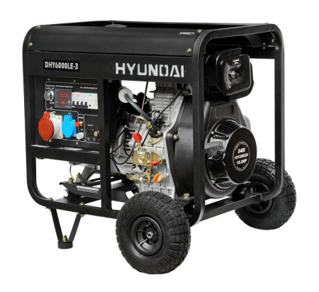Дизельный генератор Hyundai DHY 6000LE-3