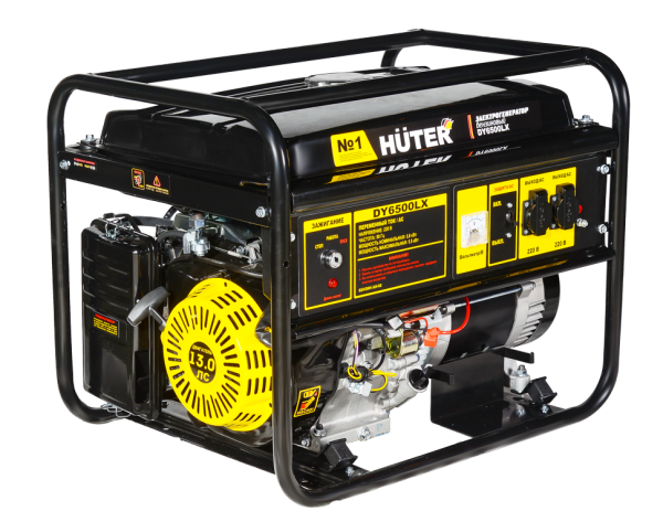Бензиновый генератор Huter DY6500LX