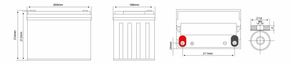Аккумулятор Vektor Energy HRL 12-330W
