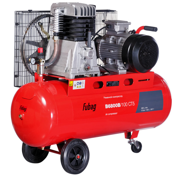 Ременной одноступенчатый компрессор Fubag B6800B/100 CT5