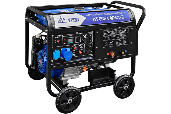 Бензиновый генератор ТСС GGW 6.0/250D-R сварочный инверторный