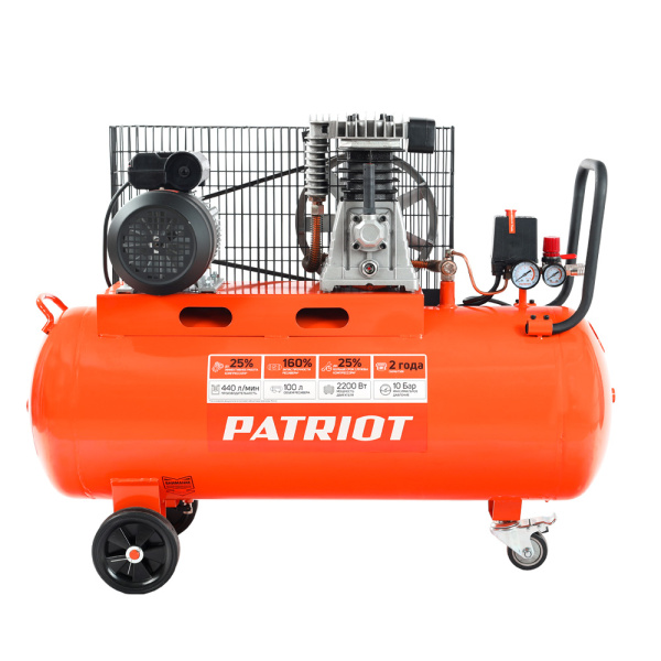 Поршневой ременной компрессор Patriot PTR 100-440 I Поршневой ременной компрессор Patriot PTR 100-440 I